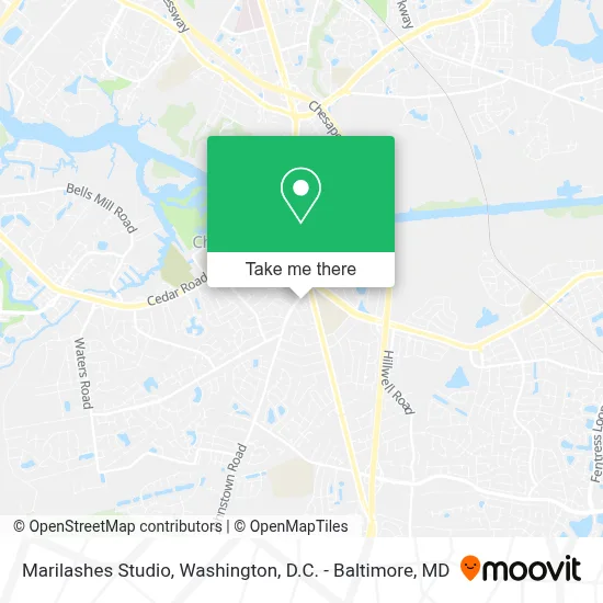 Marilashes Studio map