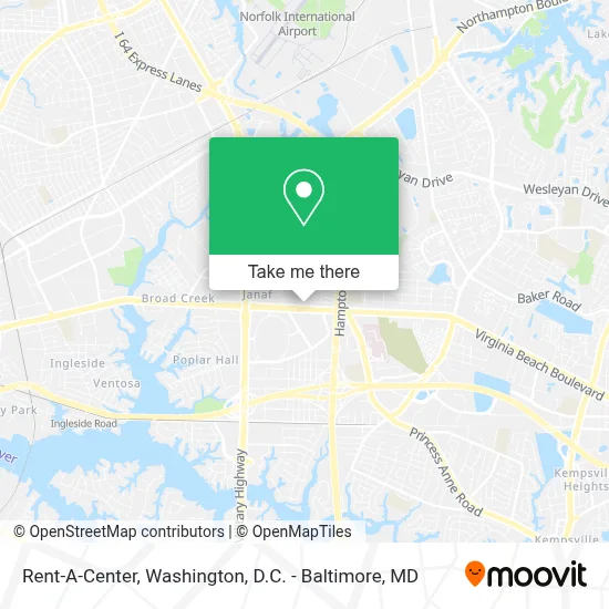 Rent-A-Center map