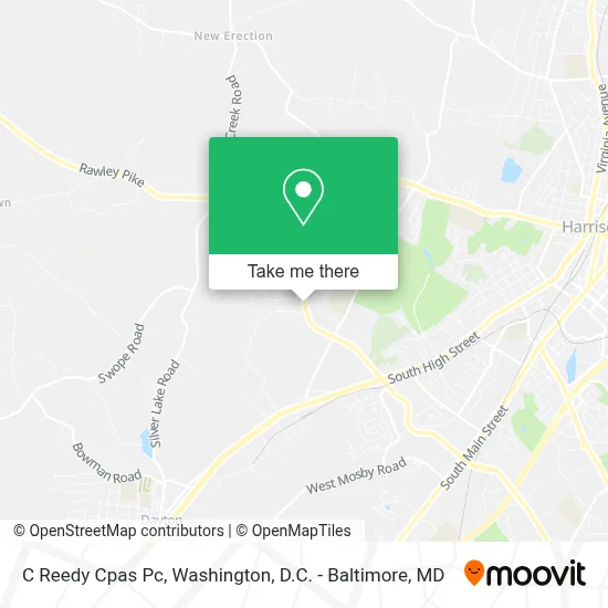 C Reedy Cpas Pc map