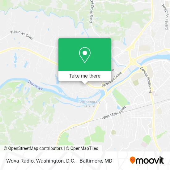 Wdva Radio map