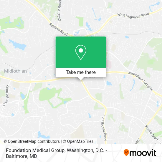 Foundation Medical Group map