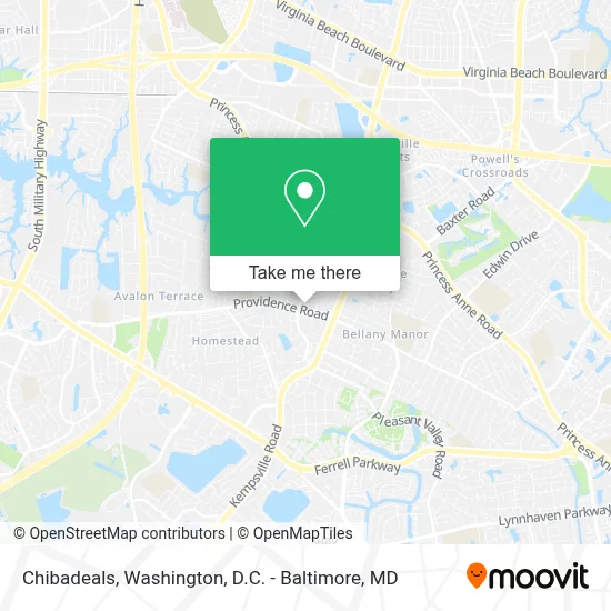 Chibadeals map