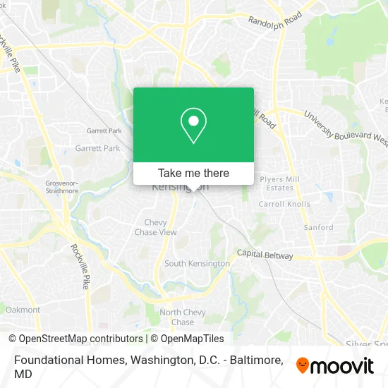 Foundational Homes map