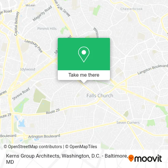Kerns Group Architects map