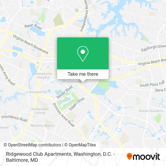 Ridgewood Club Apartments map