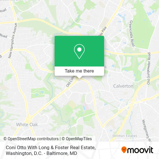 Coni Otto With Long & Foster Real Estate map