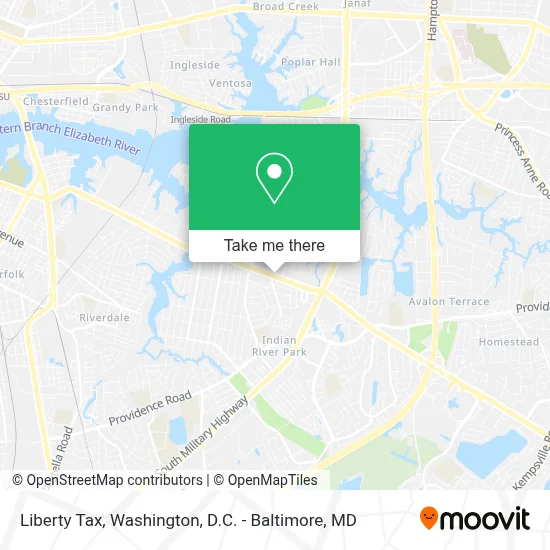 Liberty Tax map
