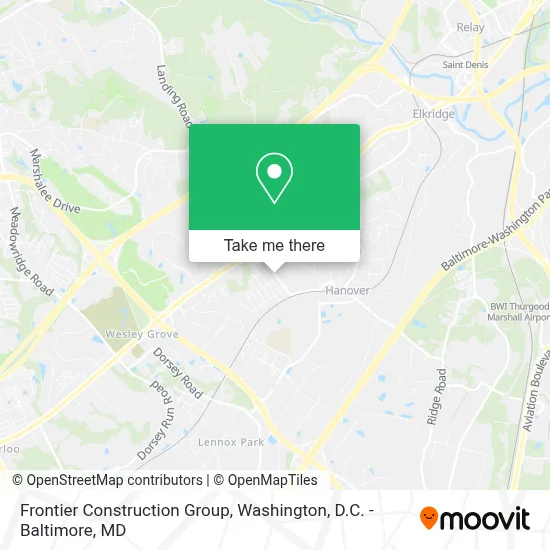 Frontier Construction Group map