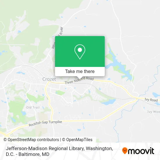 Jefferson-Madison Regional Library map