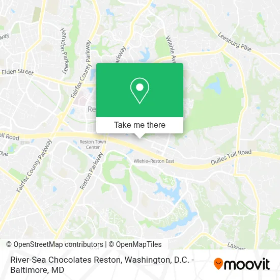 River-Sea Chocolates Reston map