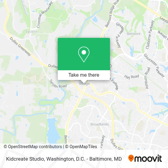 Kidcreate Studio map