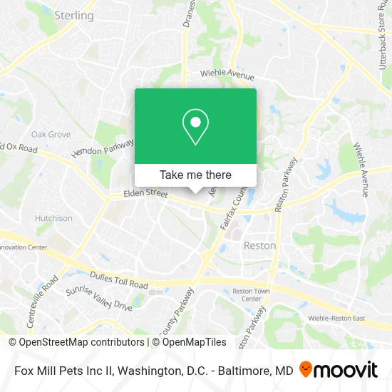 Fox Mill Pets Inc II map