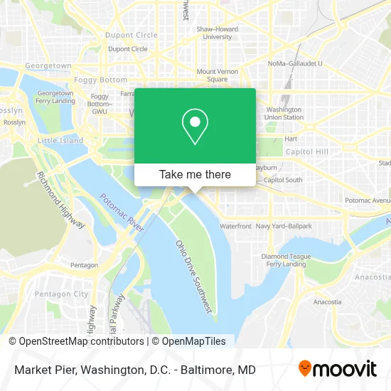 Market Pier map