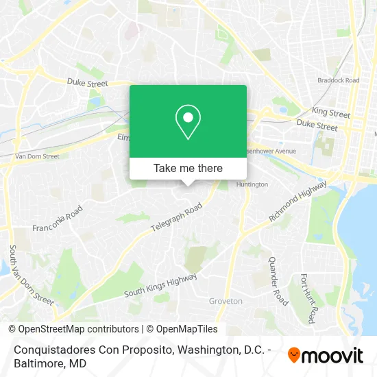 Conquistadores Con Proposito map