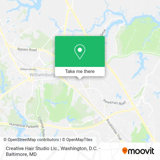 Creative Hair Studio Llc. map