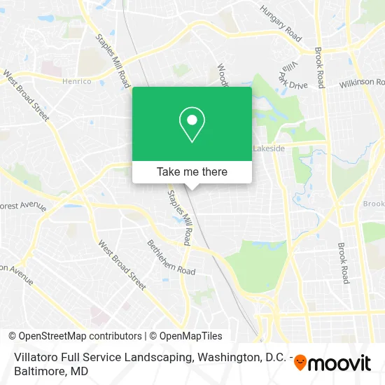 Villatoro Full Service Landscaping map