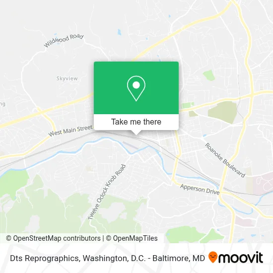 Dts Reprographics map