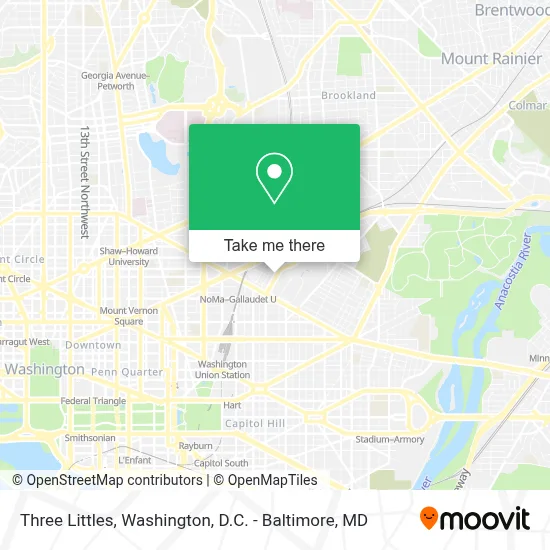 Three Littles map