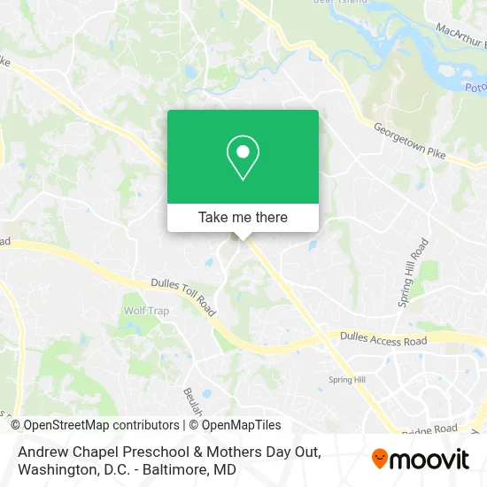 Andrew Chapel Preschool & Mothers Day Out map
