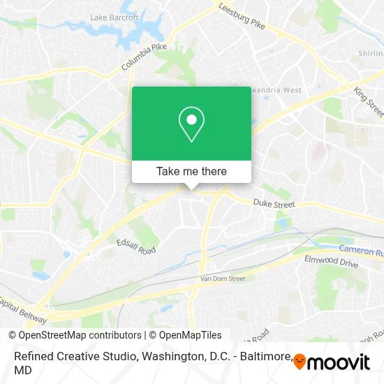 Refined Creative Studio map