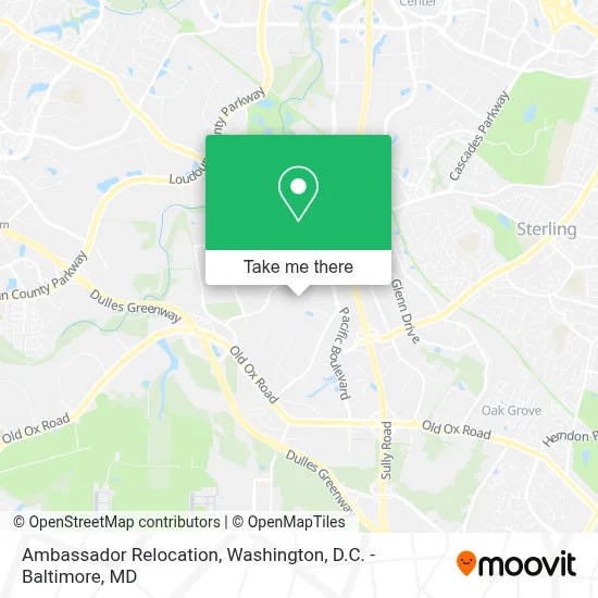 Ambassador Relocation map