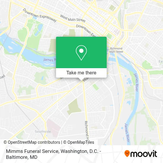 Mimms Funeral Service map