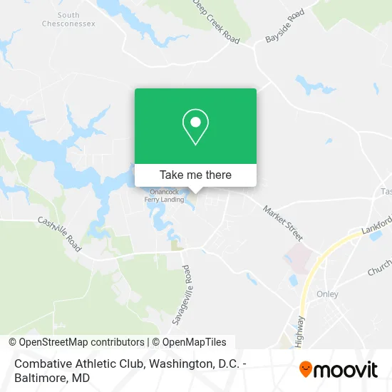 Combative Athletic Club map
