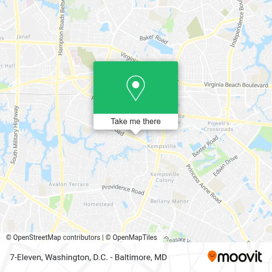 7-Eleven map