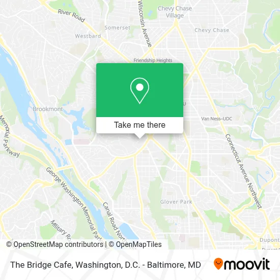 The Bridge Cafe map