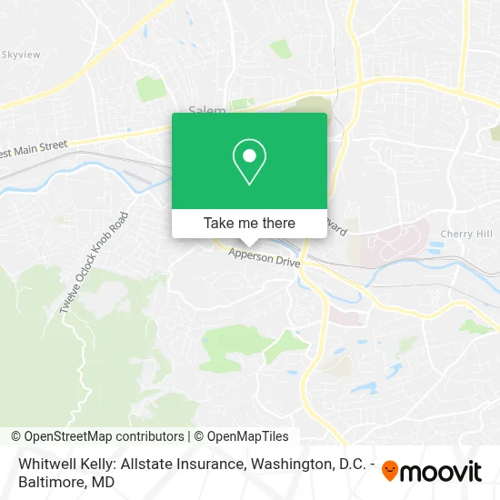 Whitwell Kelly: Allstate Insurance map