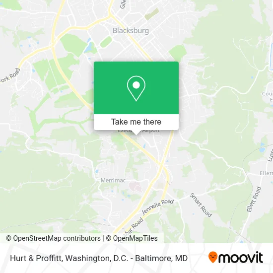 Hurt & Proffitt map