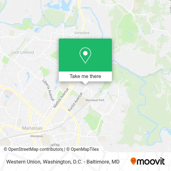 Western Union map