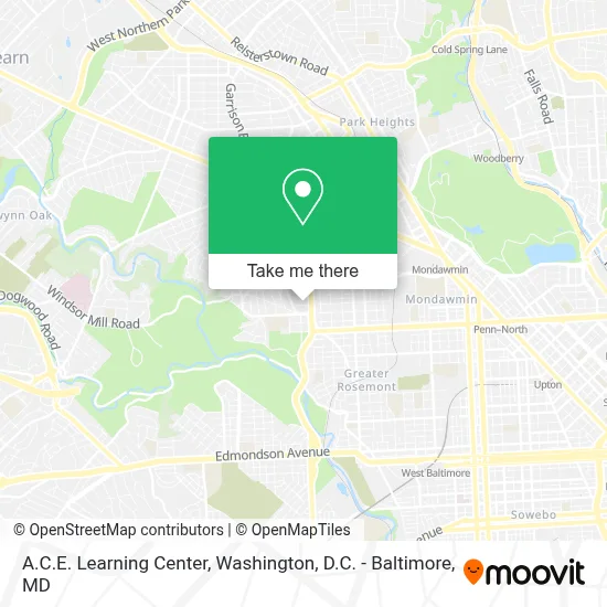 A.C.E. Learning Center map