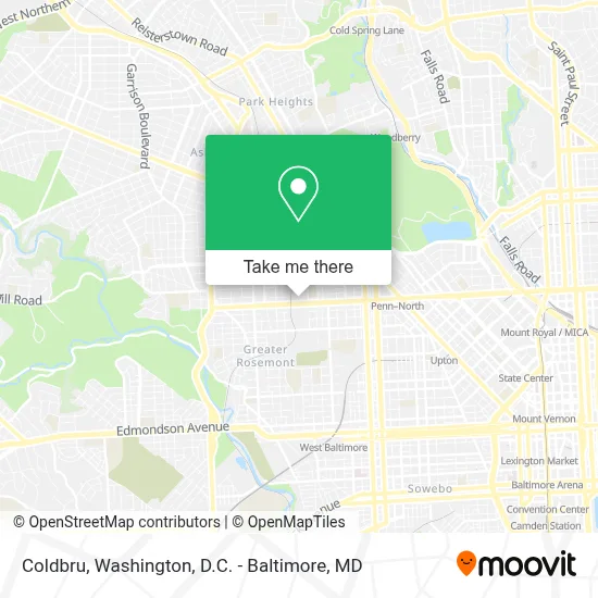 Coldbru map
