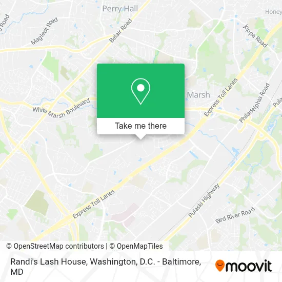Randi's Lash House map
