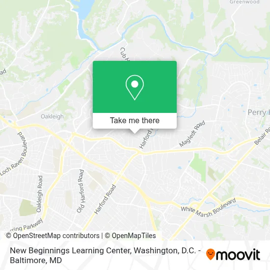 New Beginnings Learning Center map