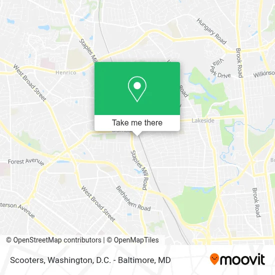 Scooters map