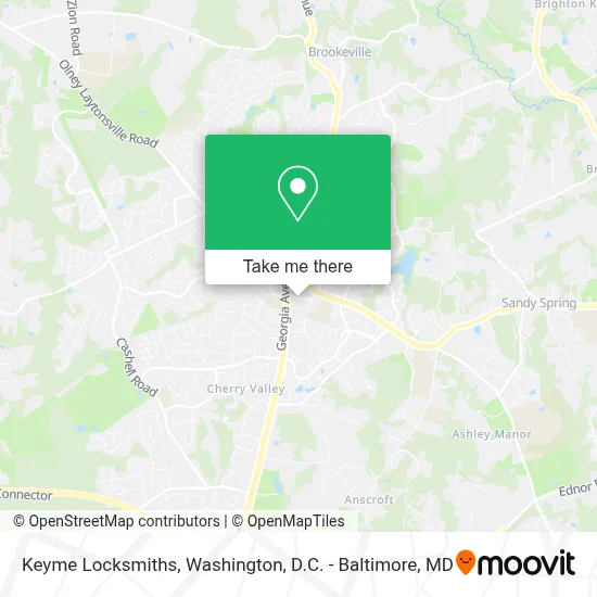 Keyme Locksmiths map