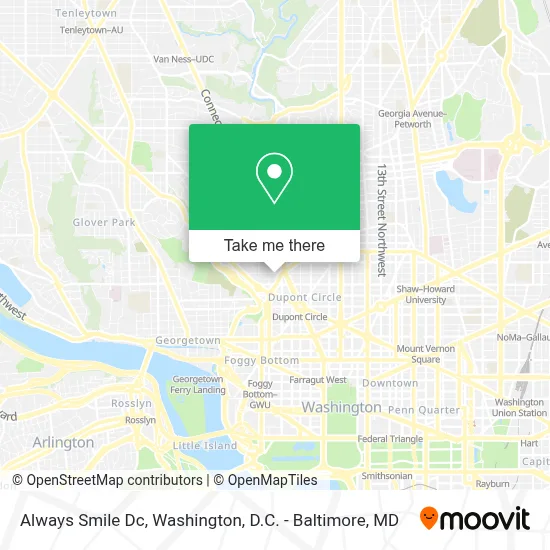 Always Smile Dc map