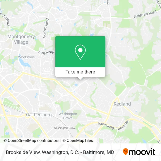Brookside View map