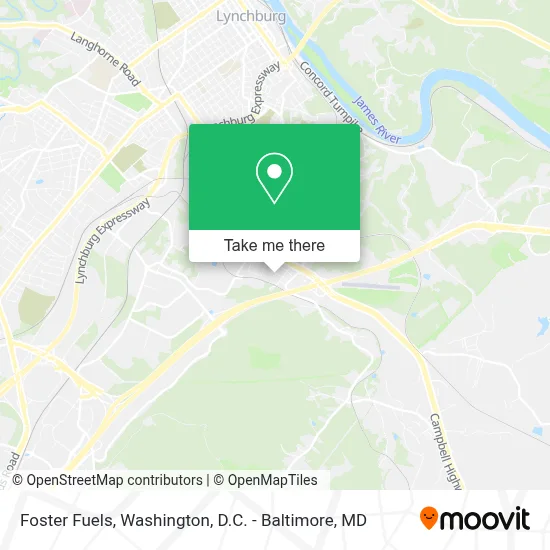 Foster Fuels map
