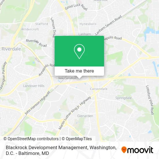 Blackrock Development Management map