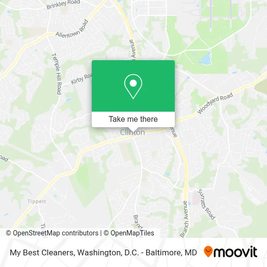 My Best Cleaners map