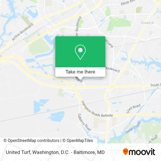 United Turf map