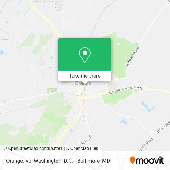 Orange, Va map