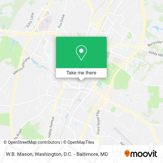 W.B. Mason map