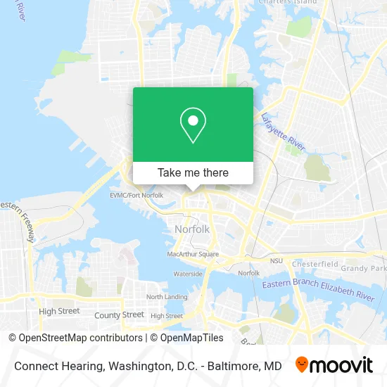 Connect Hearing map