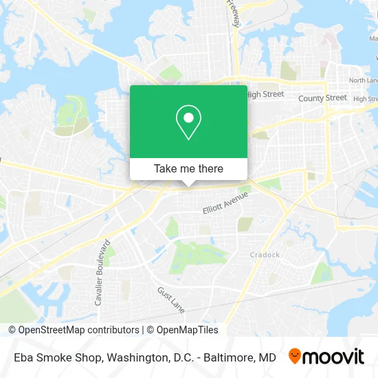 Eba Smoke Shop map