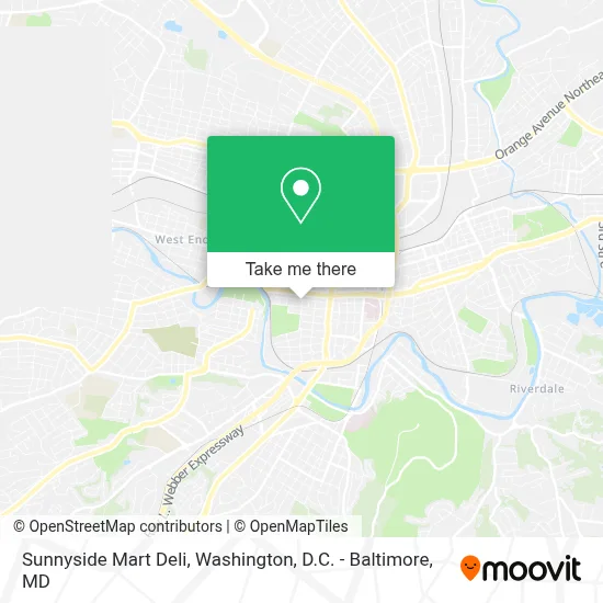 Sunnyside Mart Deli map