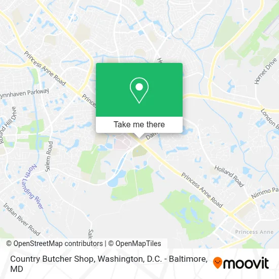 Country Butcher Shop map